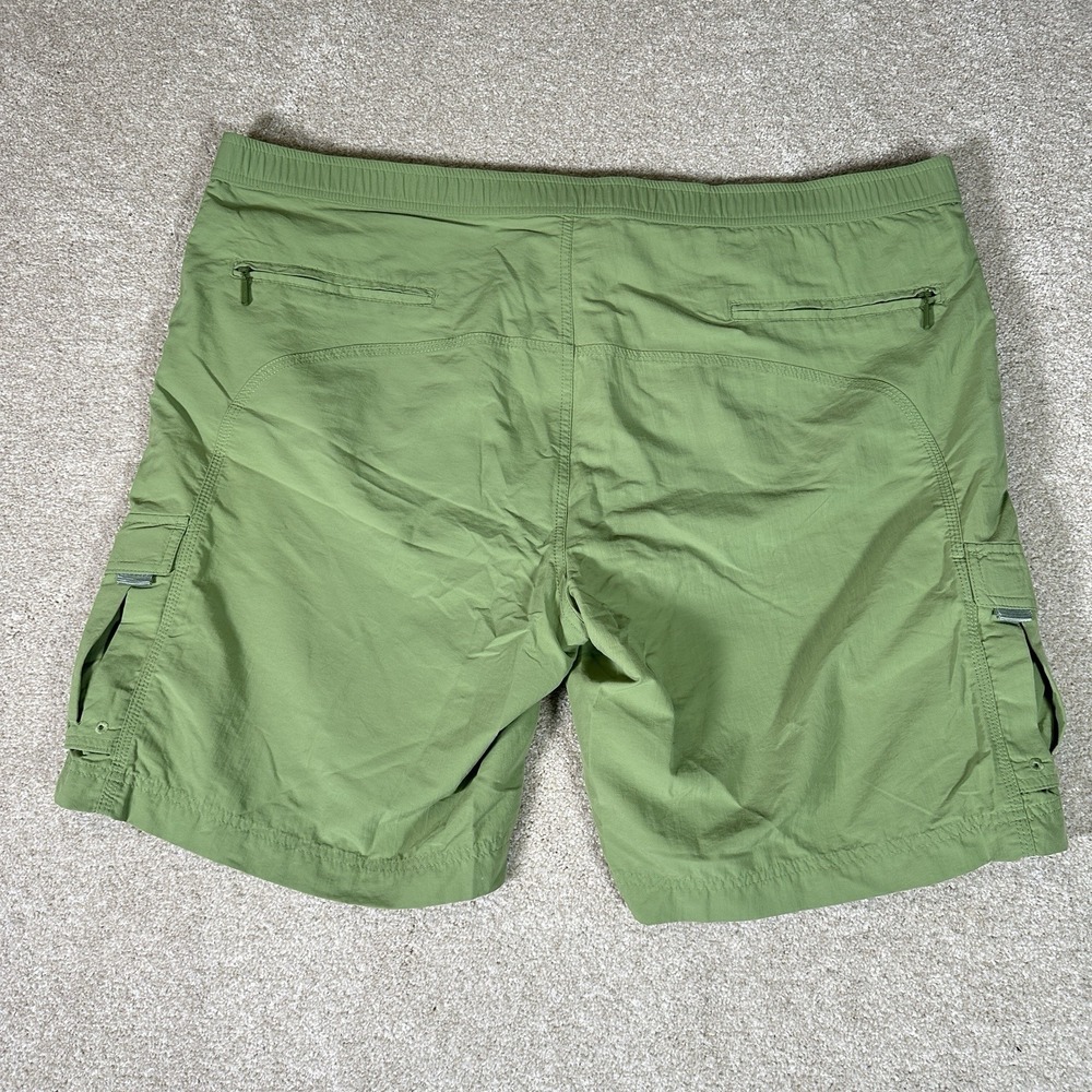 Eddie Bauer Swim‎ Trunks Mens XXL Mesh Lined 2XL Green Nylon Pockets Quick Dry - Picture 9 of 9